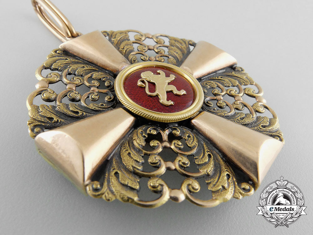 baden,_grand_duchy._an_order_of_the_zähringer_lion_in_gold,1_st_class_commander,_c.1890_s_497