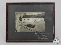 An Framed Ss Photograph Of The Guard Detachment Of The Country House Of Ah At Obersalzberg
