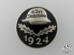 Germany, Weimar Republic. A 1924 Stahlhelm Membership Badge