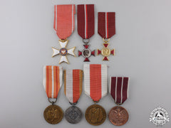 Seven Polish Orders, Medals, And Awards