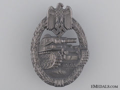 Silver Grade Tank Assault Badge; Marked "Rs"