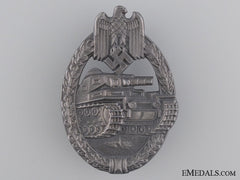 Silver Grade Tank Assault Badge; Marked "Rs"