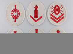 Six Second War Kriegsmarine Specialty Trade Badges