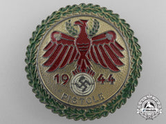 A 1944 Tirol Shooting Association District Master's (Gaumeister) Badge For Pistol Shooting