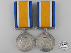 Two British War Medals To The Royal Naval Reserve
