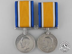 Two British War Medals To The Royal Navy