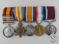 A Long Service Medal Grouping To Company Sergeant Major William J. Steele