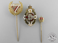 Three Fist War Period Austrian Badges