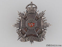 The Border Regiment Officer's Forage Cap Badge