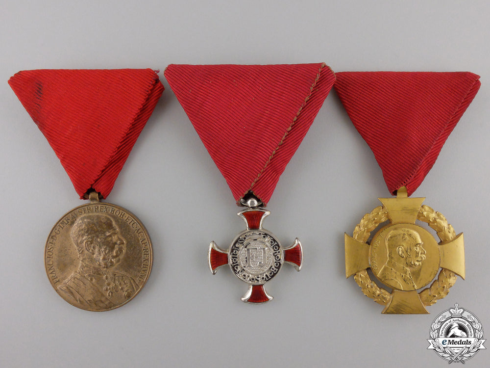 three_austrian_decorations,_medals,_and_awards_three_austrian_d_55412dd5db136