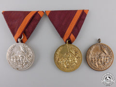 Three Bulgarian Medals For Participants In The September 1923 Uprising