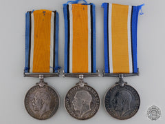 Three First War British War Medals To The Air Service