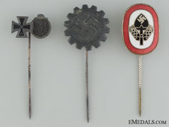 Three German Stickpins