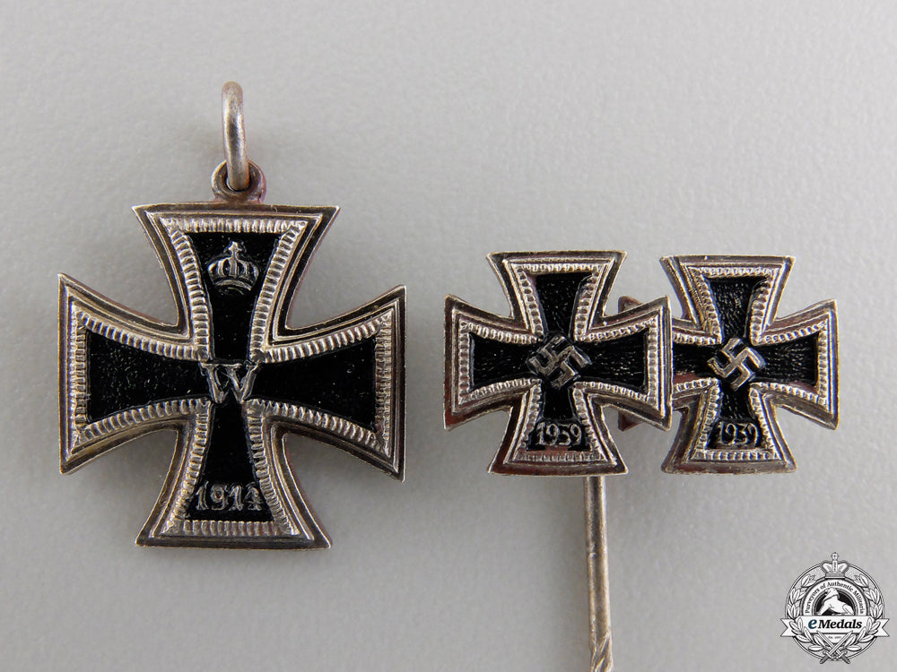 three_miniature_iron_crosses1939_by_zimmermann_three_miniature__5552179eb6218