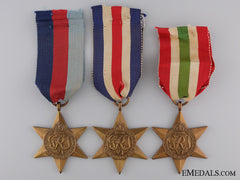 Three Second War Campaign Stars