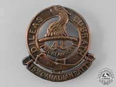 Canada, Cef. A 15Th Infantry Battalion "48Th Highlanders Of Canada" Glengarry Badge