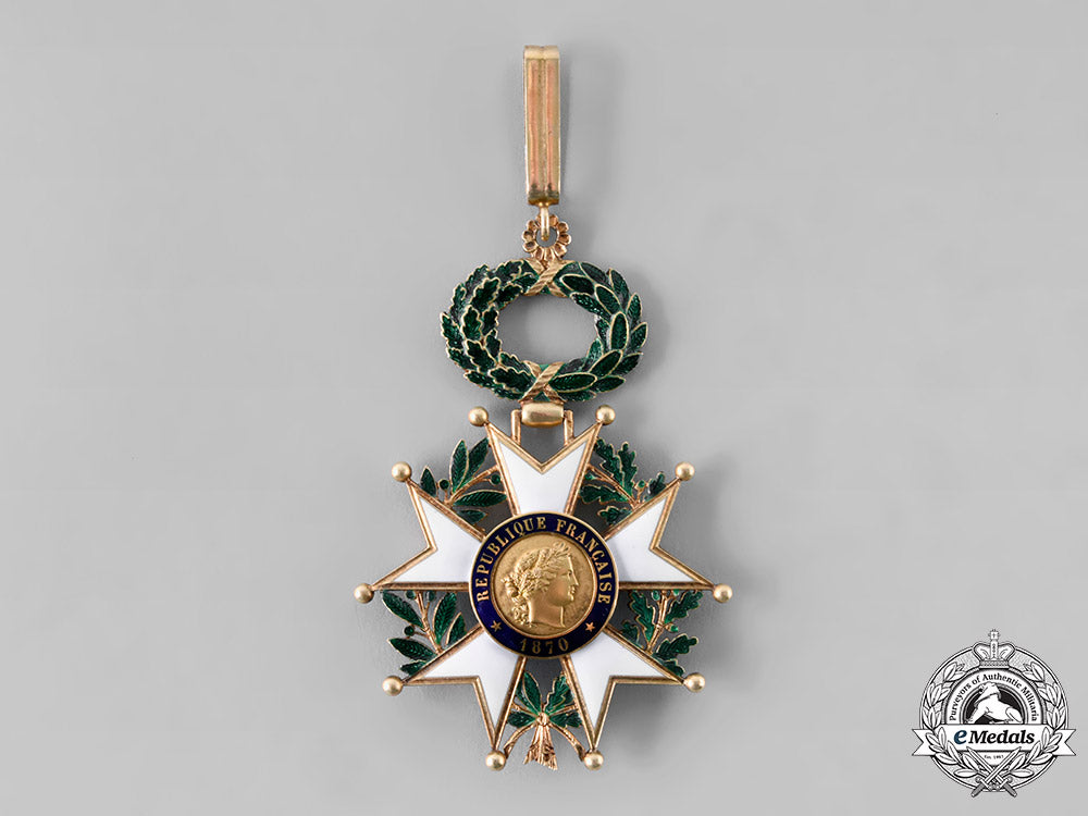france,_iii_republic._an_order_of_the_legion_of_honour,_iii_class_commander,_by_arthus_bertrand,_c.1930_tray10_lo_012