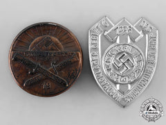 Germany, Hj. A Pair Of Badges