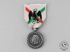 France, Ii Empire. A Medal Of The Mexico Expedition With Original Ribbon, C.1863