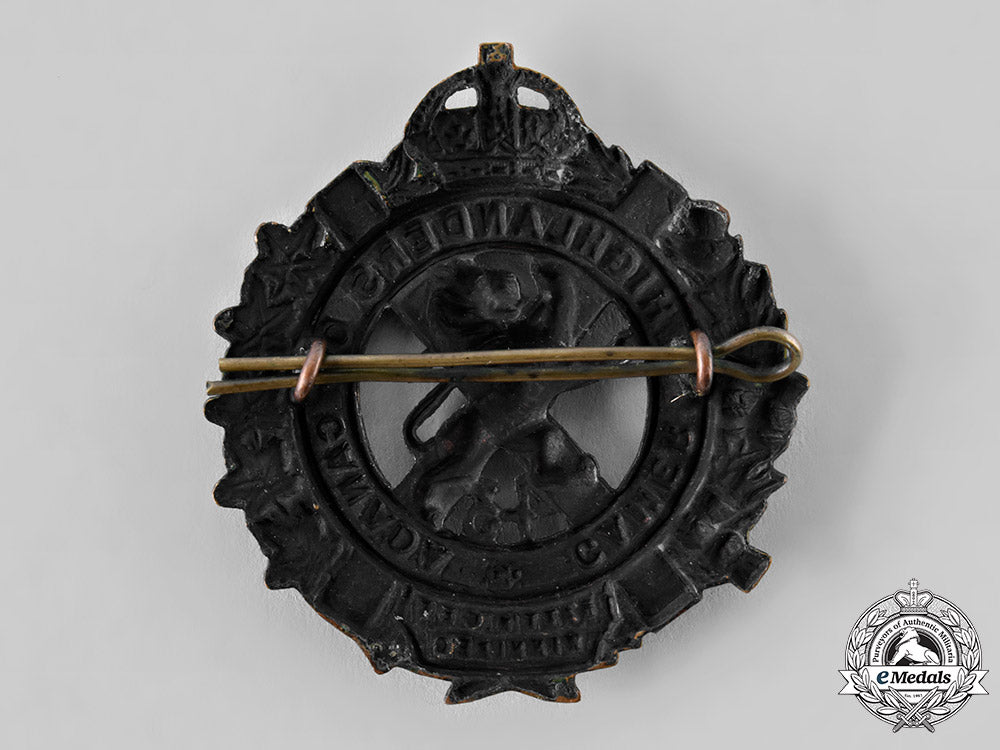 canada,_cef._a43_rd_infantry_battalion"_cameron_highlanders"_glengarry_badge,_c.1916_tray86_lo_013