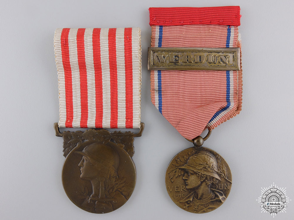 two_first_war_french_campaign_medals;_verdun_two_first_war_fr_54cd33c109a3d