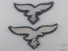 Two Luftwaffe Nco/Em Breast Eagles