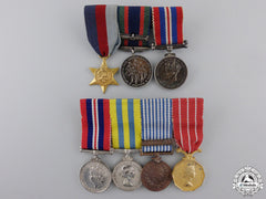 Two Second War Canadian Miniature Medal Bars