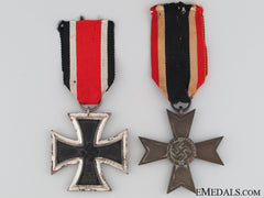 Two Third Reich 2Nd Class Medals