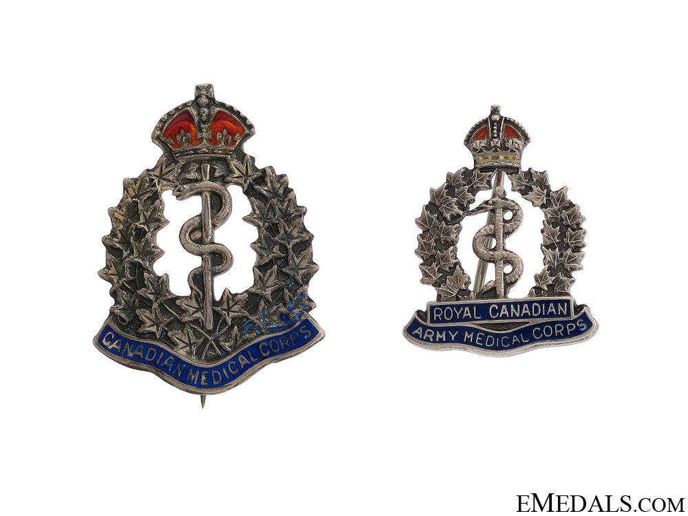 two_wwi_royal_canadian_medical_corps_pins_two_wwi__royal_c_51e6977e559db