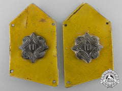 A Croatian Set Of Pavelic Body Guards (Pts) Cavalry Collar Tabs