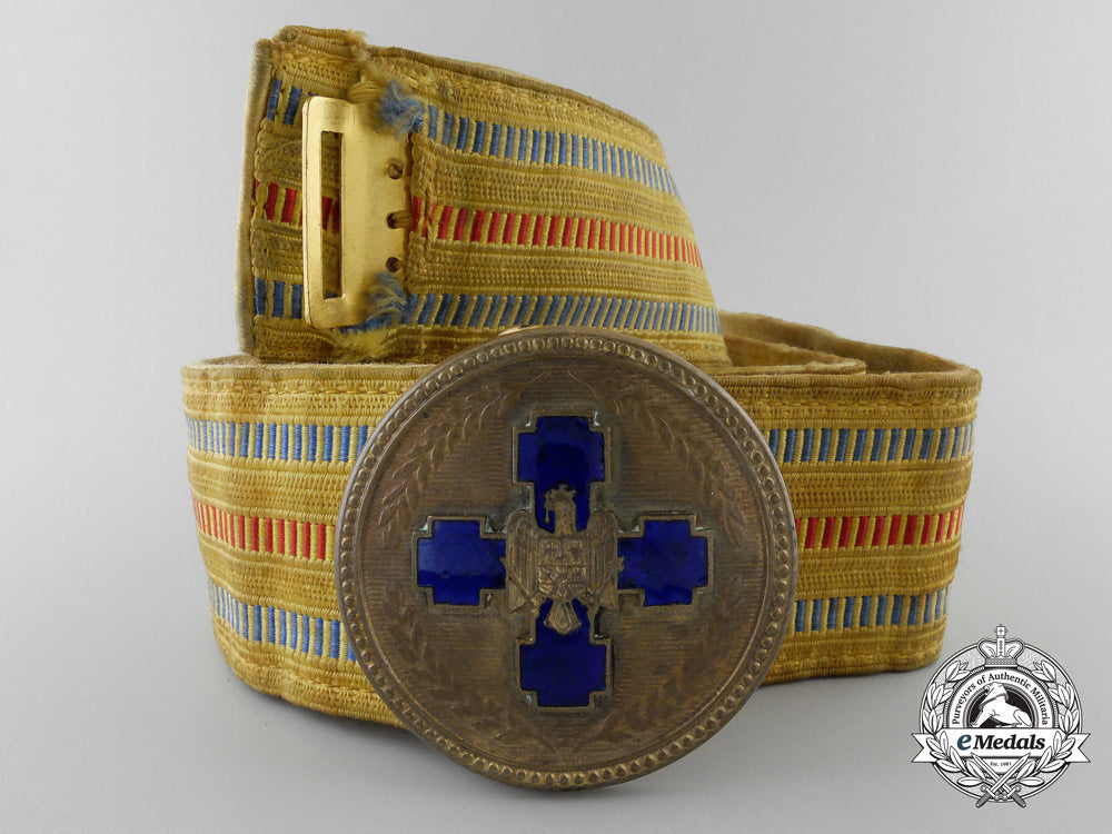 a1930’_s_period_royal_romanian_officer’s_belt_and_buckle_u_215