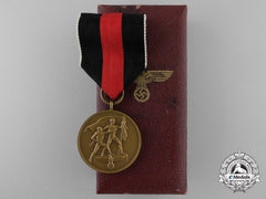 A German Oktober 1938 Commemorative Medal In Case Of Issue