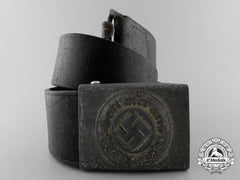 A German Police Enlisted Man's Belt With Buckle