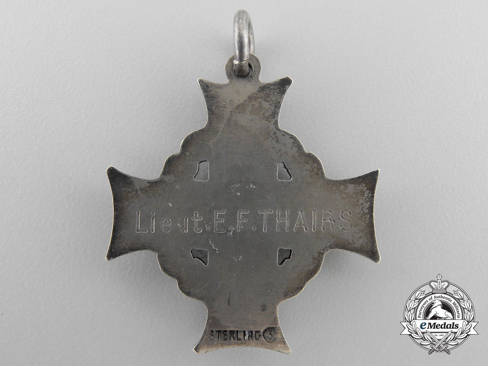 a_memorial_plaque&_cross_to_lieutenant_edward_f._thairs;_battle_of_amiens_u_591