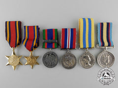 Six Second War & Korea Miniature Medals