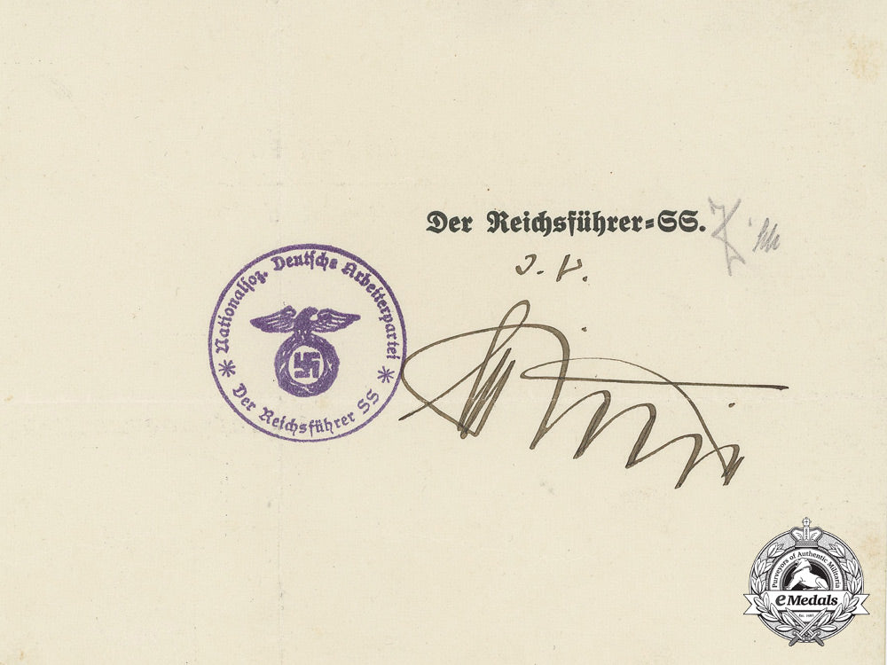 a1934_ss_letter_naming_karl_von_pichl_crew_leader_of_section_xvi_v_221