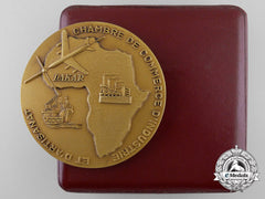 A French West Africa Dakar Industry And Crafts Award 1966-1968 To Ambassador Karl Wolf
