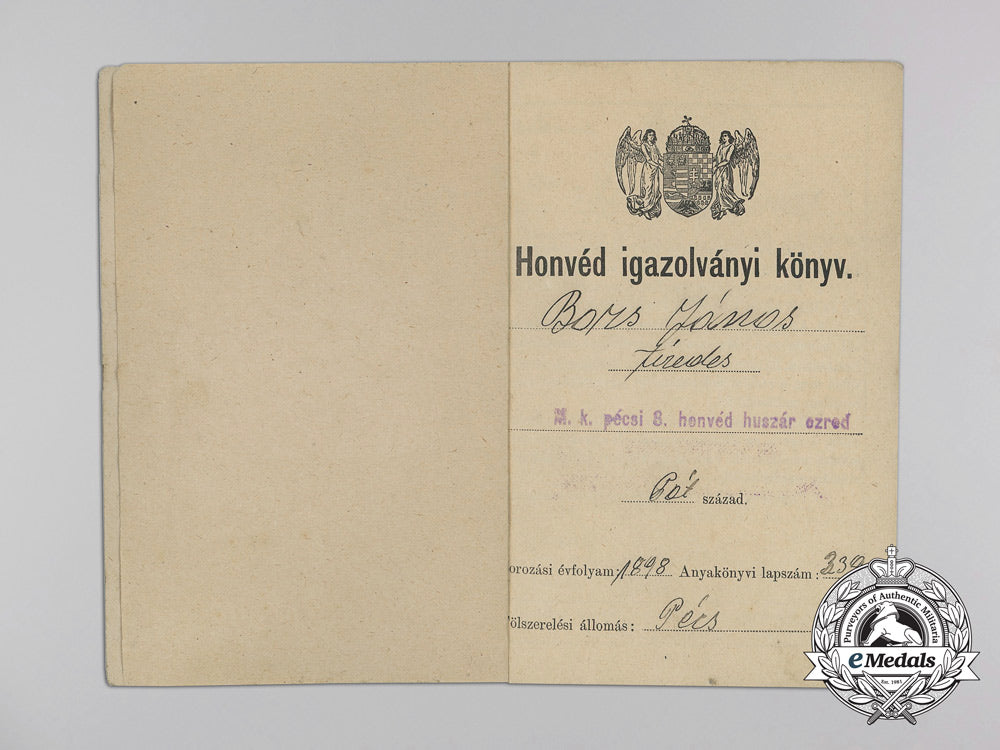 hungary._a_first_war_hussar's_military_identification_pass_v_559