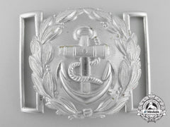 A Kriegsmarine Administrative Official's Belt Buckle By Friedrich Linden; Published