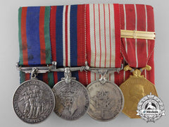 A Canadian Medal Group To Pilot Officer 2Nd Class L.b. Goodwin Rcaf