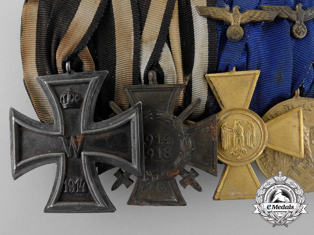 a_first&_second_war_german_medal_bar_with_seven_decorations_w_140