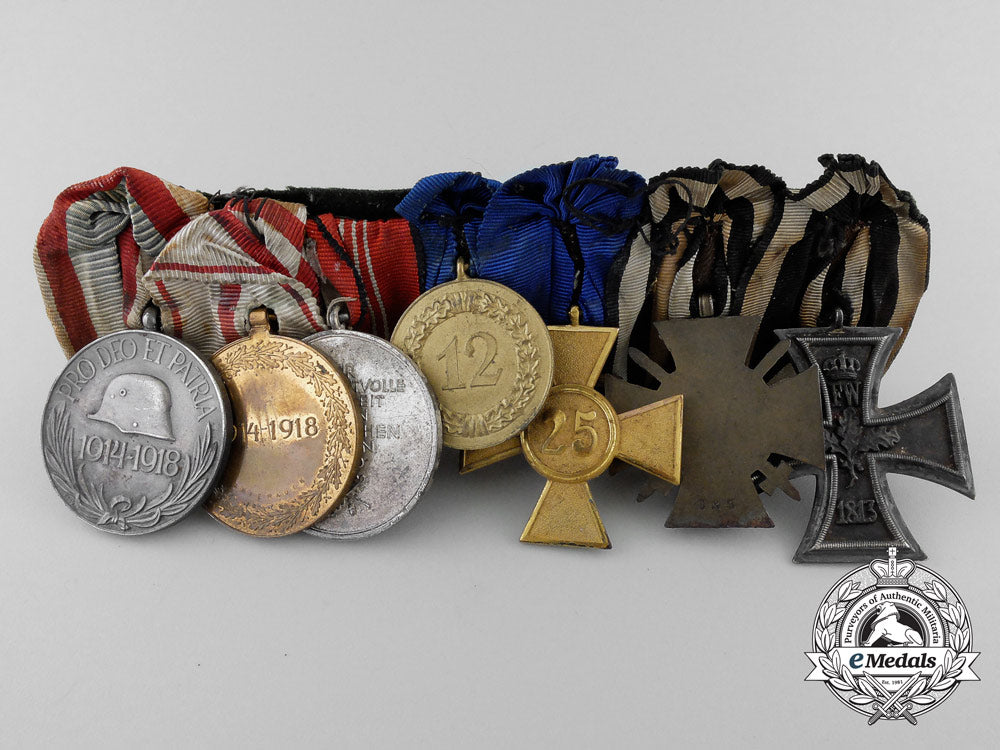 a_first&_second_war_german_medal_bar_with_seven_decorations_w_142