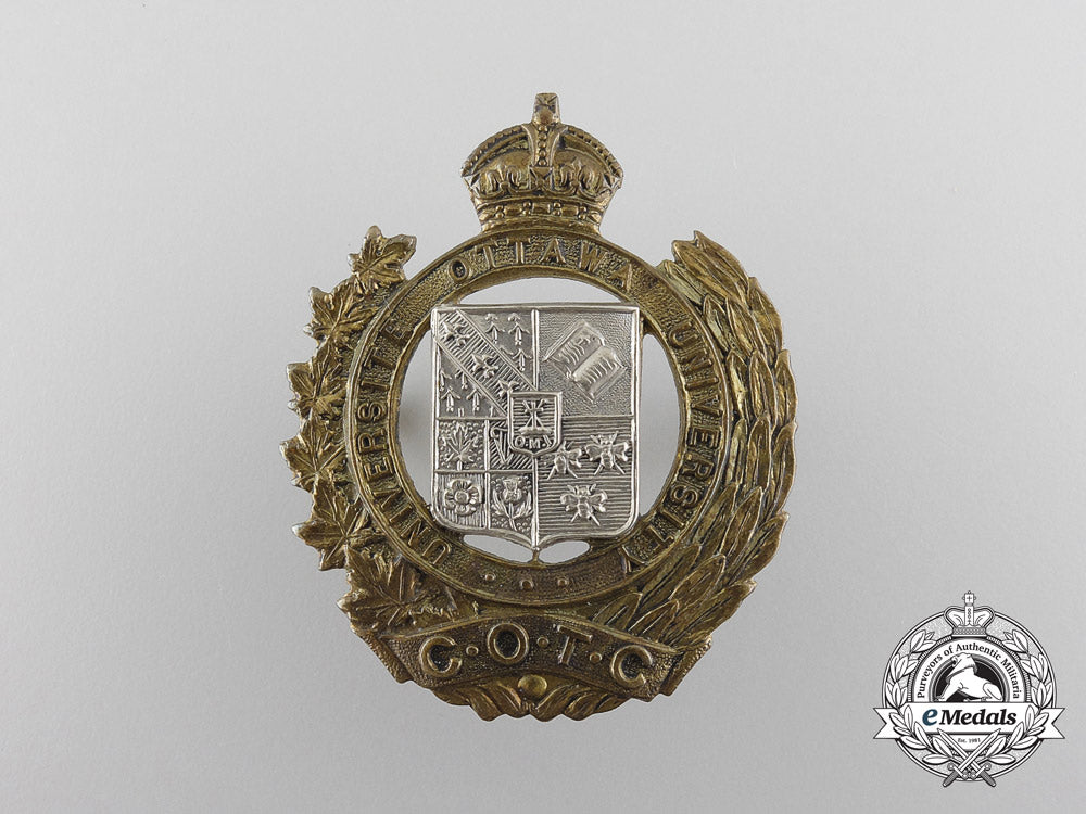 a_second_war_university_of_ottawa_canadian_officer_training_corps(_cotc)_cap_badge_w_461_1_1