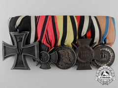 A First War Wurttemberg Merit & Long Service Medal Bar