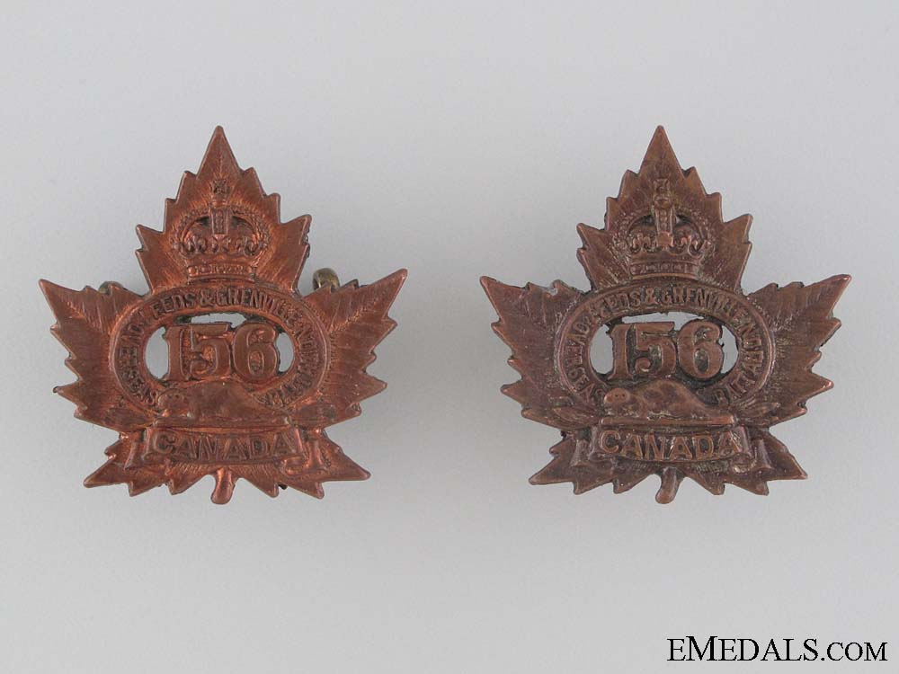 wwi156_th_infantry_battalion_collar_tab_pair_cef_wwi_156th_infant_52c1946d35752