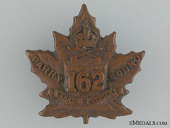 Wwi 162Nd Infantry Battalion Collar Badge Cef