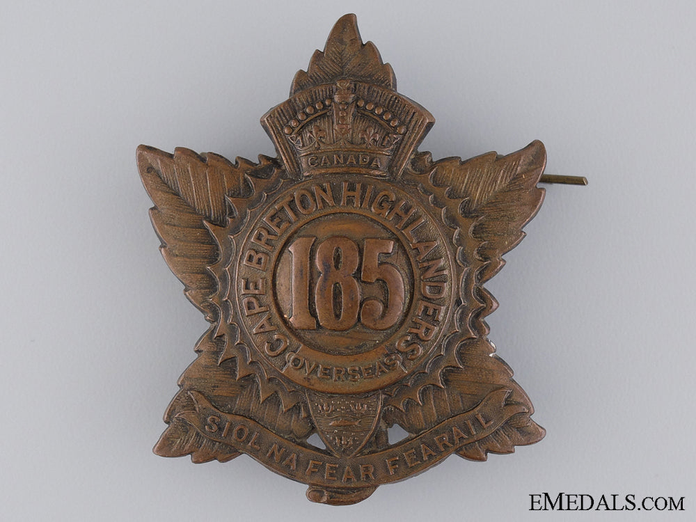wwi185_th_infantry_battalion"_cape_breton_highlanders"_cap_badge_wwi_185th_infant_5418455762483