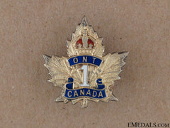 Wwi 1St Ontario Regiment Sweetheart Pin Cef