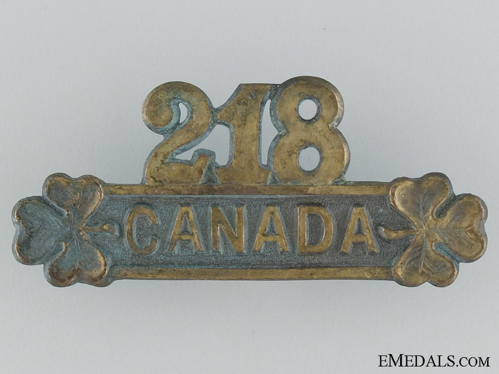 wwi218_th_infantry_battalion"_edmonton_irish"_shoulder_title_wwi_218th_infant_5373c1e3924f6