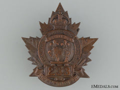 Wwi 233Rd Infantry Battalion "Canadiens Francais" Cap Badge